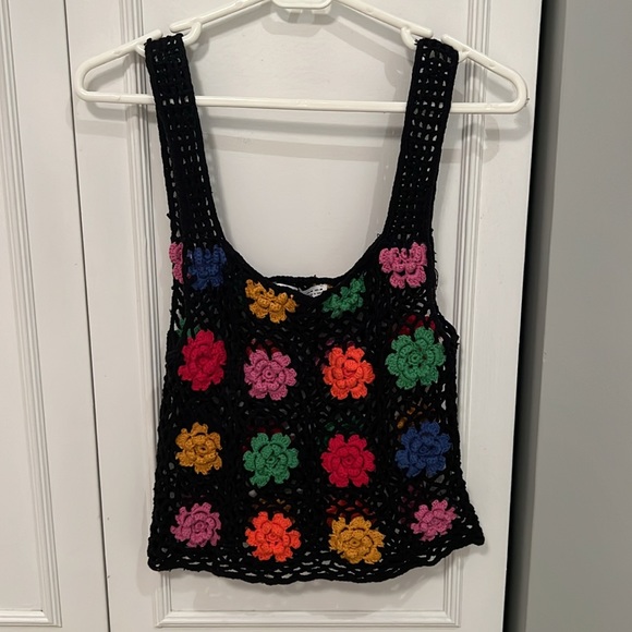 Colourful crochet top - Picture 1 of 4
